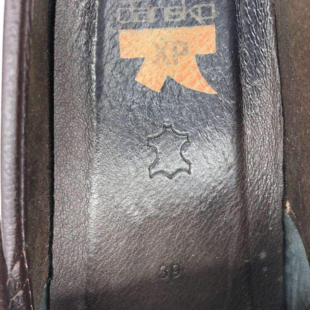 Dansko Professional PROXP All-over Pattern Clog Sandals 39 Women's 24.5cm genuine leather Gold type Vintage Second Hand