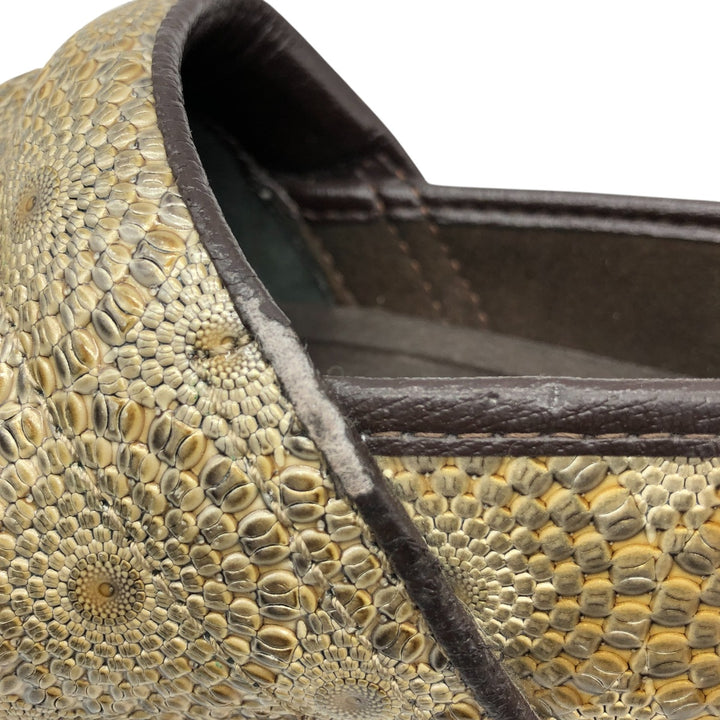 Dansko Professional PROXP All-over Pattern Clog Sandals 39 Women's 24.5cm genuine leather Gold type Vintage Second Hand