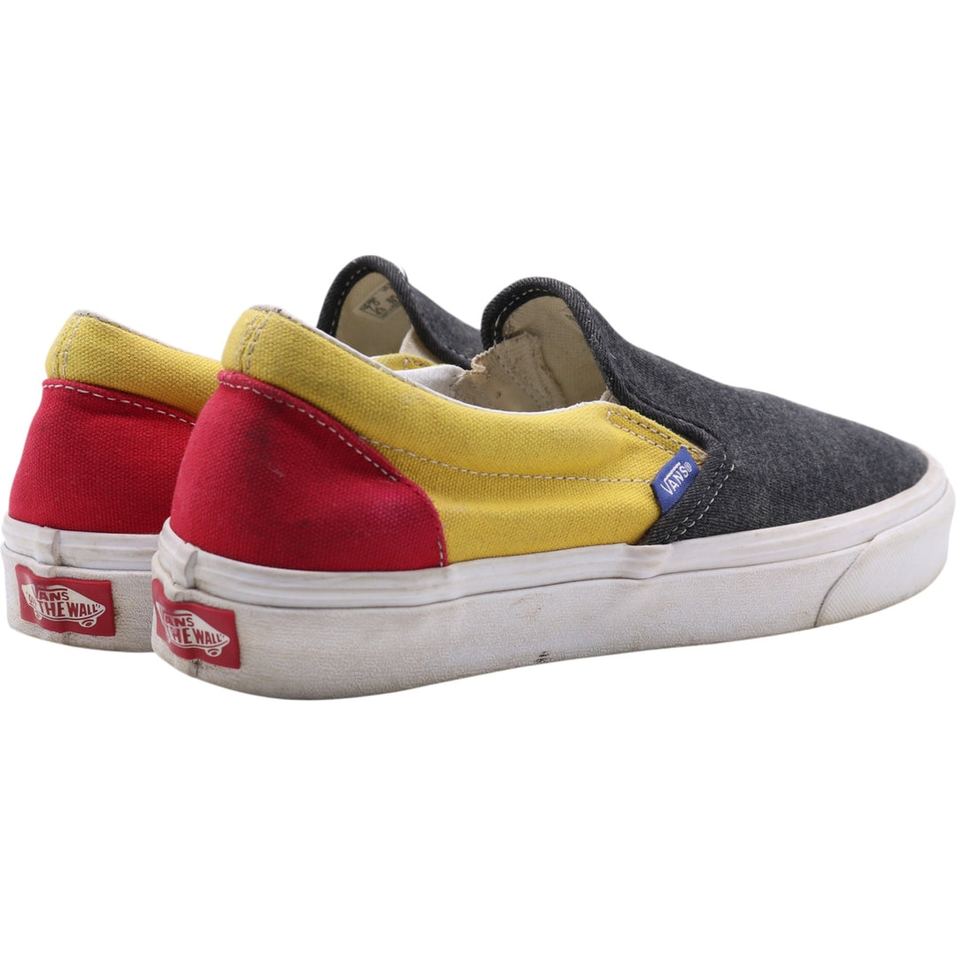 VANS SLIP-ON Sneakers 7 Men's 25.0cm unknown gray type Vintage Second Hand