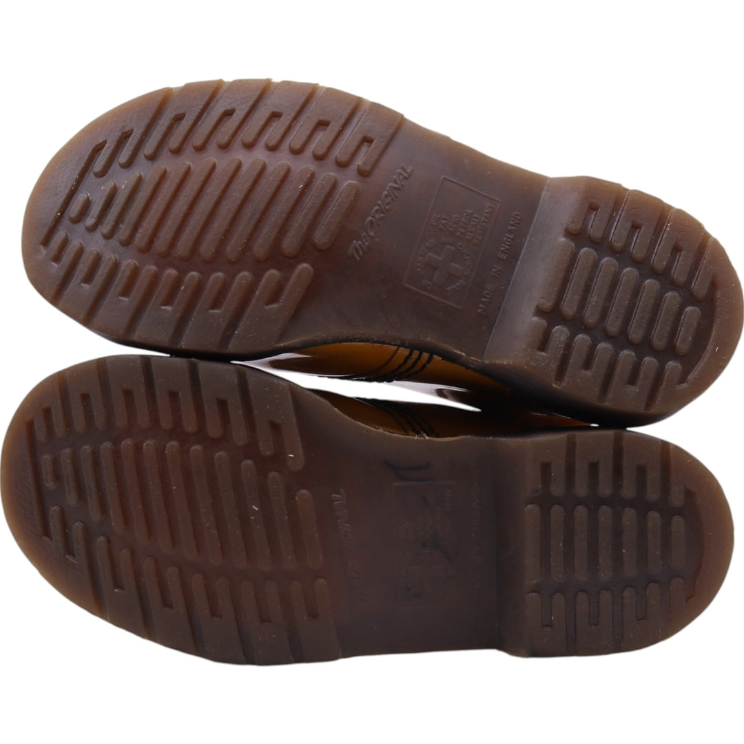 Dr. Martens 6-hole boots made in the UK 3 Women's 22.0cm genuine leather yellow type Vintage Second Hand