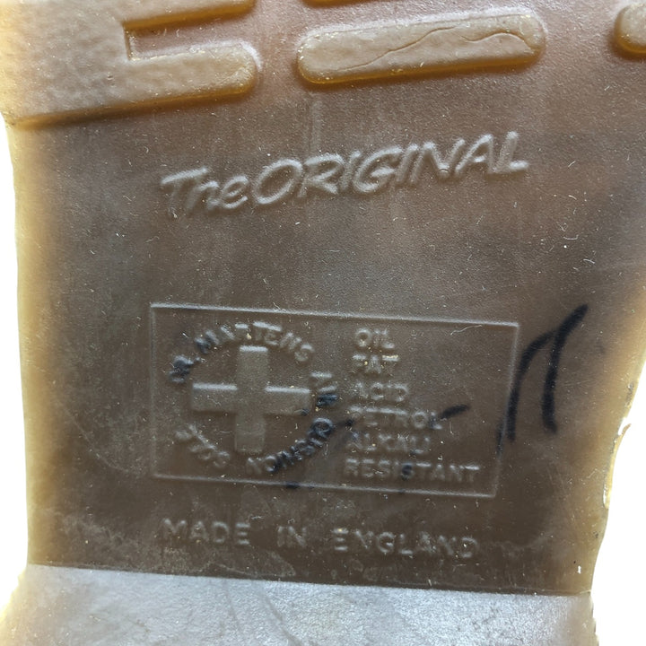 Dr. Martens 6-hole boots made in the UK 3 Women's 22.0cm genuine leather yellow type Vintage Second Hand