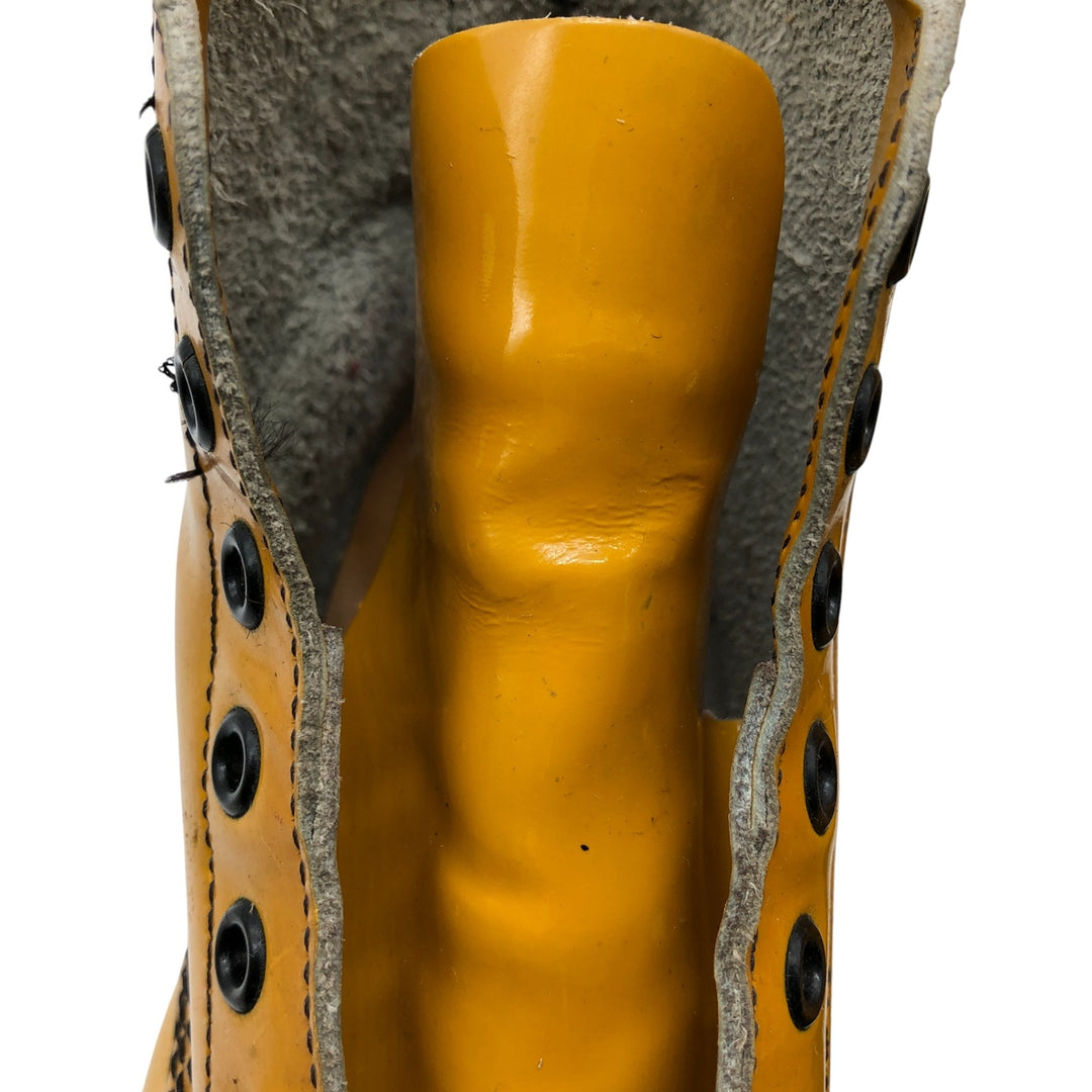 Dr. Martens 6-hole boots made in the UK 3 Women's 22.0cm genuine leather yellow type Vintage Second Hand
