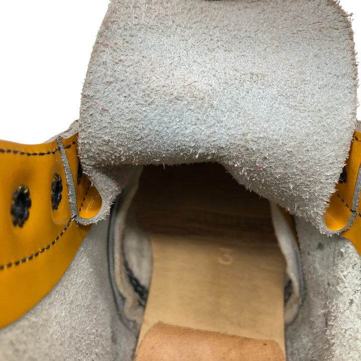 Dr. Martens 6-hole boots made in the UK 3 Women's 22.0cm genuine leather yellow type Vintage Second Hand