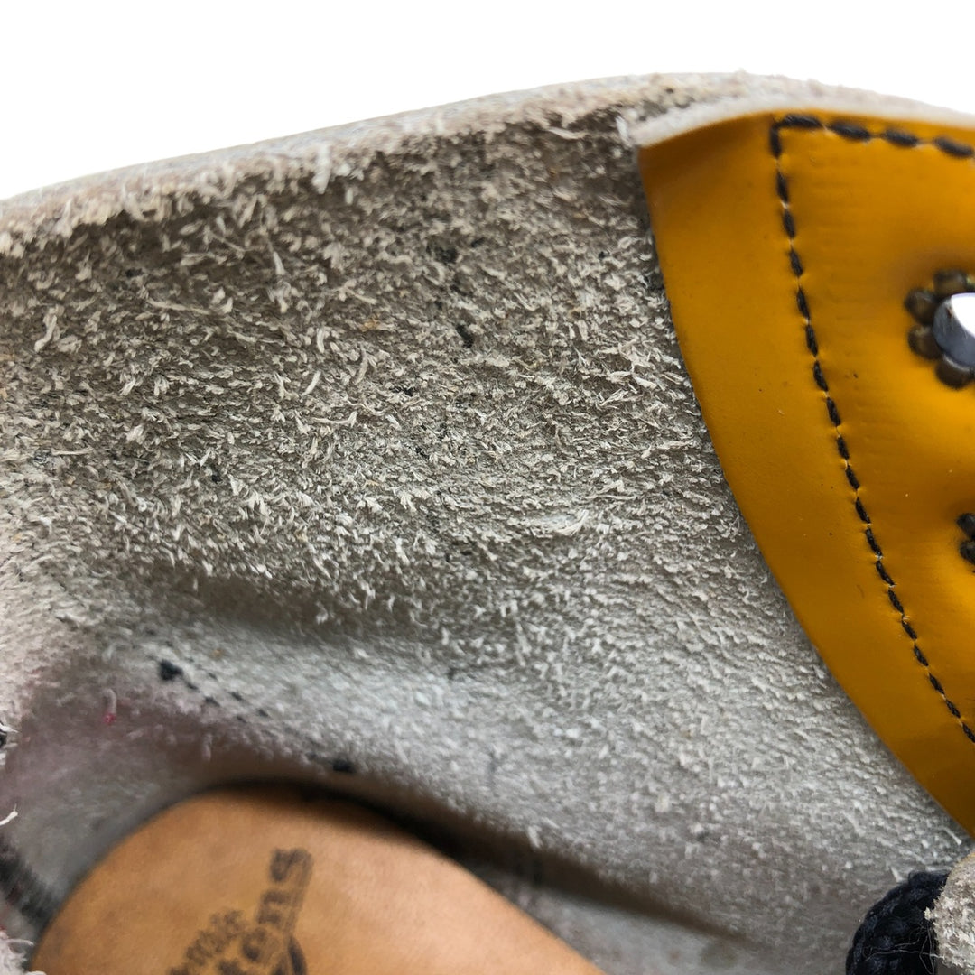 Dr. Martens 6-hole boots made in the UK 3 Women's 22.0cm genuine leather yellow type Vintage Second Hand