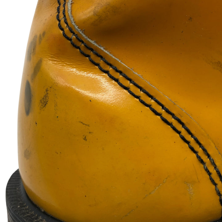 Dr. Martens 6-hole boots made in the UK 3 Women's 22.0cm genuine leather yellow type Vintage Second Hand