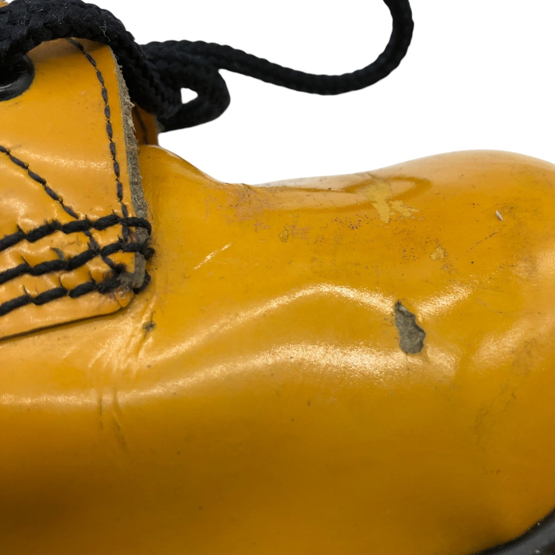 Dr. Martens 6-hole boots made in the UK 3 Women's 22.0cm genuine leather yellow type Vintage Second Hand