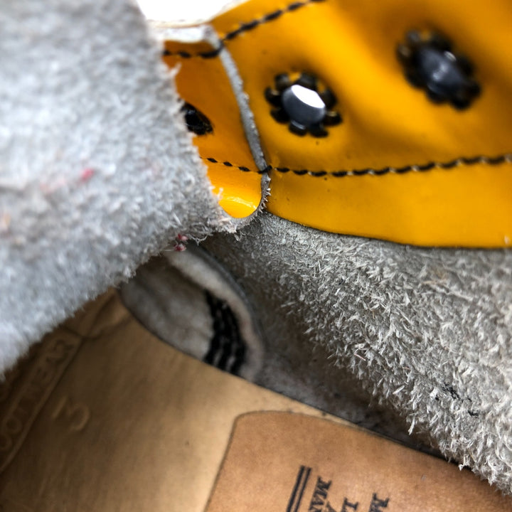 Dr. Martens 6-hole boots made in the UK 3 Women's 22.0cm genuine leather yellow type Vintage Second Hand