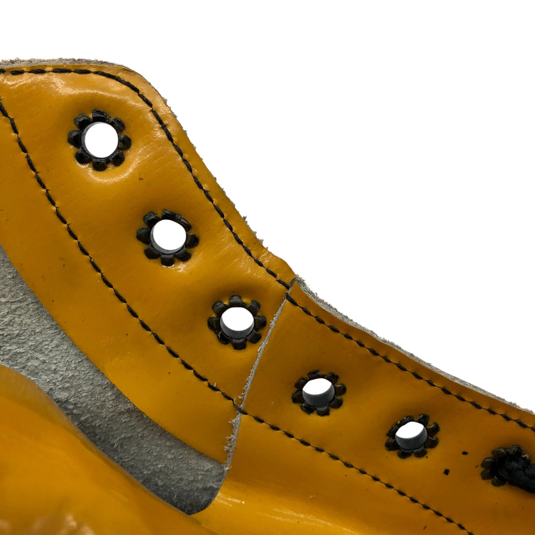 Dr. Martens 6-hole boots made in the UK 3 Women's 22.0cm genuine leather yellow type Vintage Second Hand