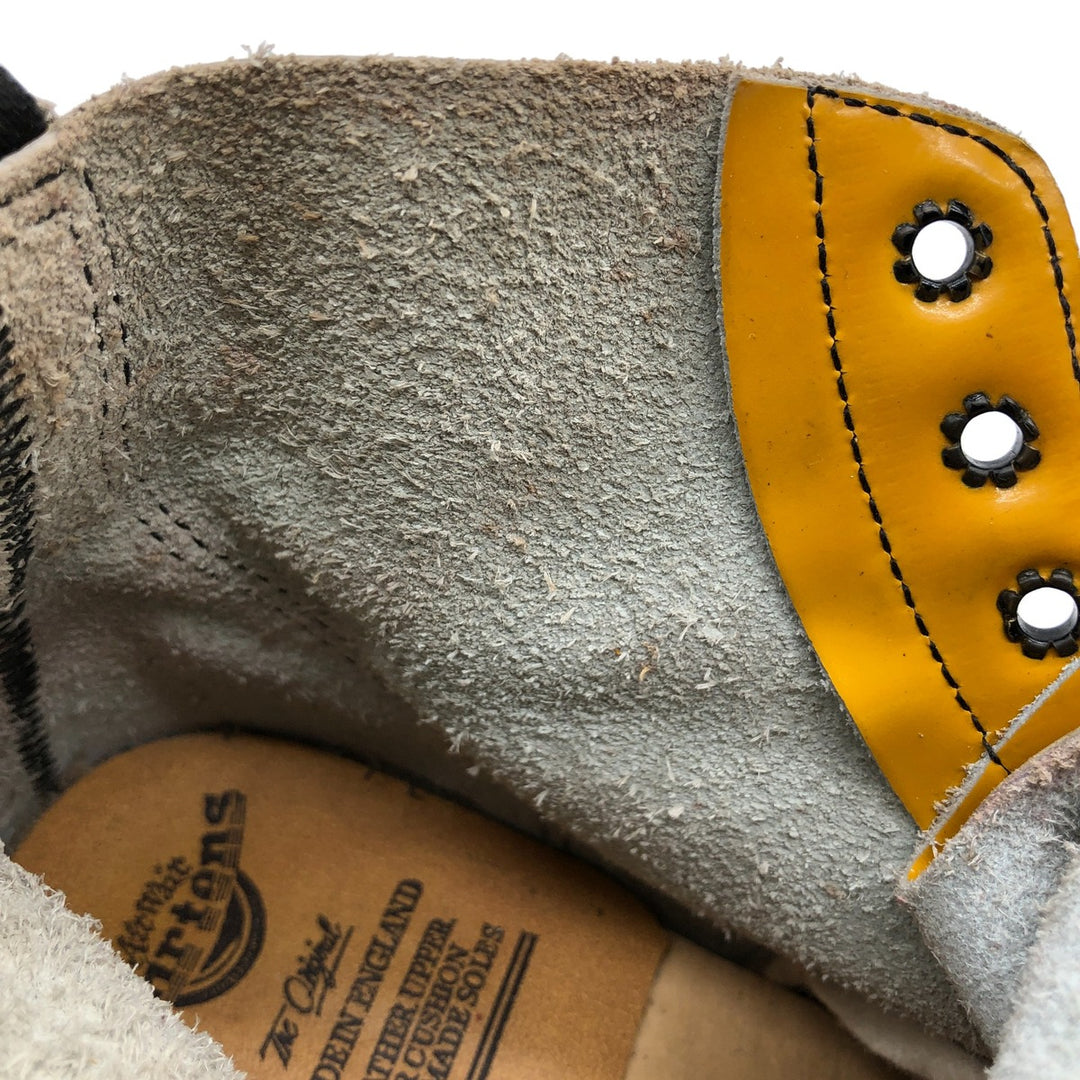 Dr. Martens 6-hole boots made in the UK 3 Women's 22.0cm genuine leather yellow type Vintage Second Hand