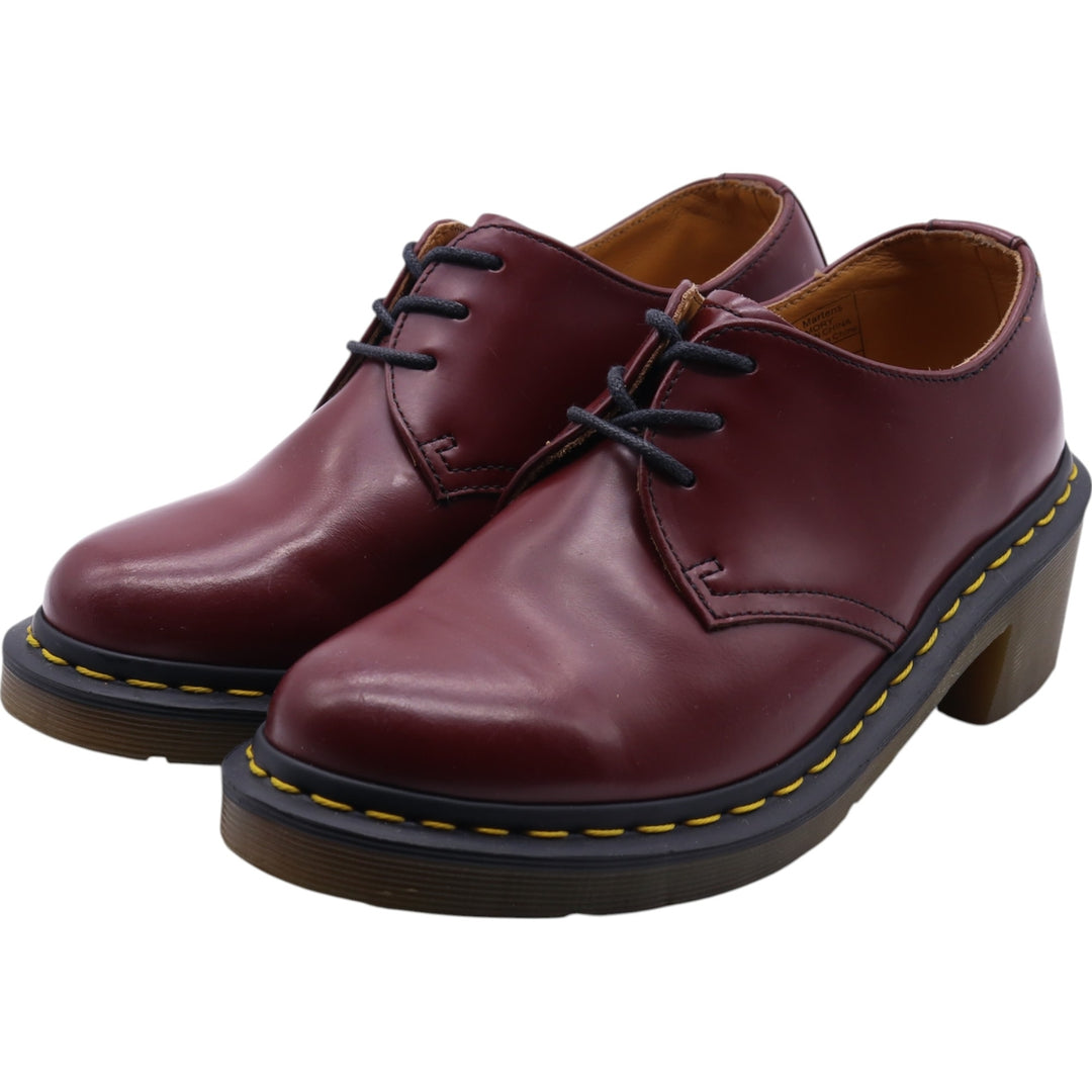 Dr. Martens 3-hole shoes, thick sole, UK4 Women's 23.0cm genuine leather burgundy type Vintage Second Hand