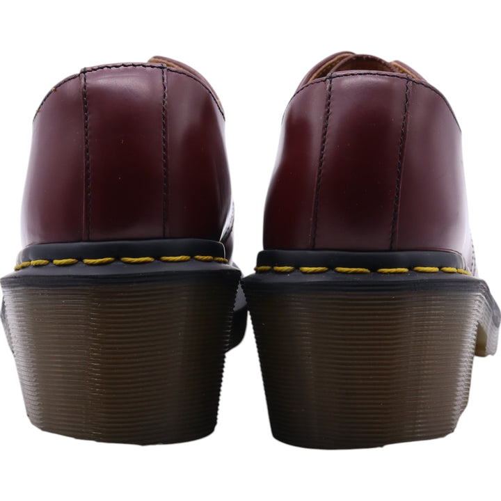 Dr. Martens 3-hole shoes, thick sole, UK4 Women's 23.0cm genuine leather burgundy type Vintage Second Hand