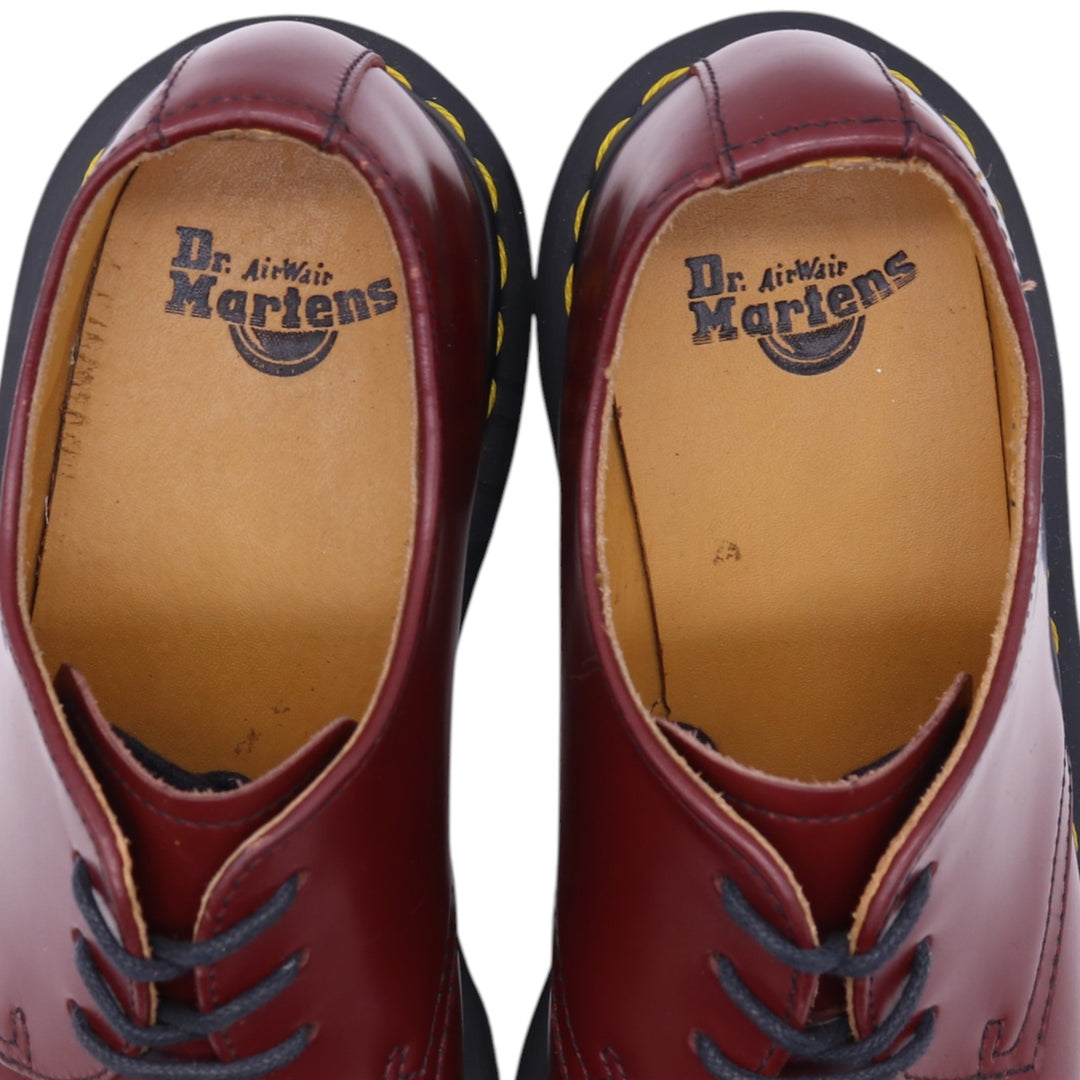 Dr. Martens 3-hole shoes, thick sole, UK4 Women's 23.0cm genuine leather burgundy type Vintage Second Hand