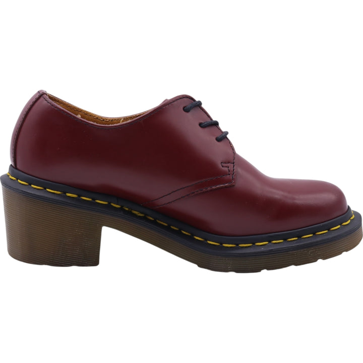 Dr. Martens 3-hole shoes, thick sole, UK4 Women's 23.0cm genuine leather burgundy type Vintage Second Hand