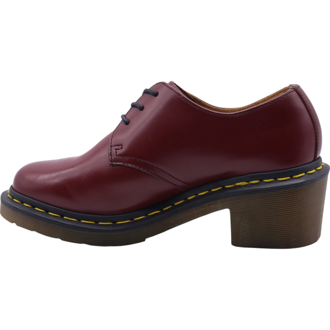 Dr. Martens 3-hole shoes, thick sole, UK4 Women's 23.0cm genuine leather burgundy type Vintage Second Hand