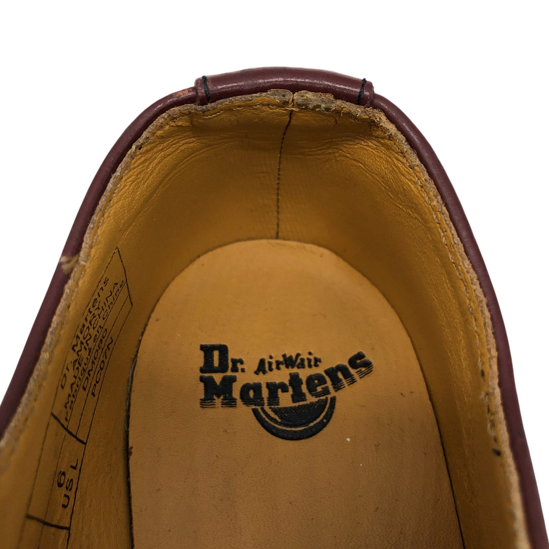 Dr. Martens 3-hole shoes, thick sole, UK4 Women's 23.0cm genuine leather burgundy type Vintage Second Hand