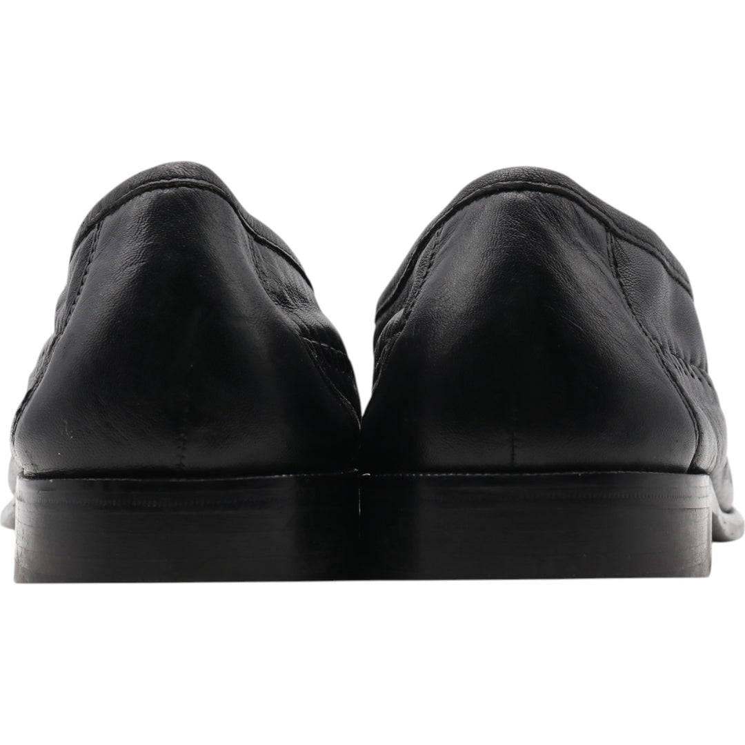Florsheim Crocodile Embossed Tassel Loafers 9D Men's 27.0cm genuine leather black type Vintage Second Hand