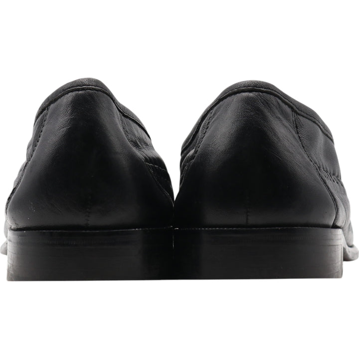 Florsheim Crocodile Embossed Tassel Loafers 9D Men's 27.0cm genuine leather black type Vintage Second Hand