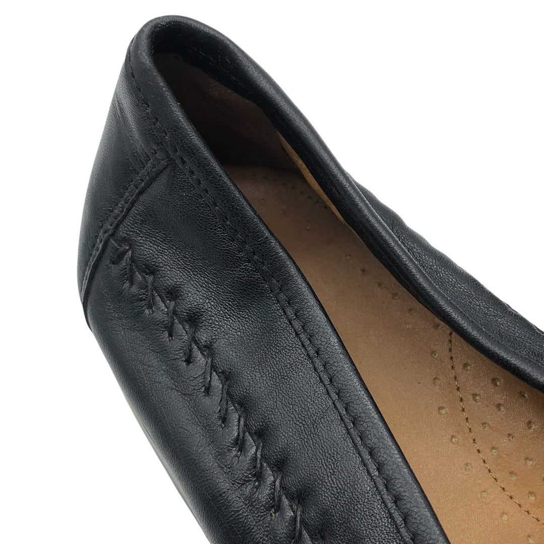 Florsheim Crocodile Embossed Tassel Loafers 9D Men's 27.0cm genuine leather black type Vintage Second Hand