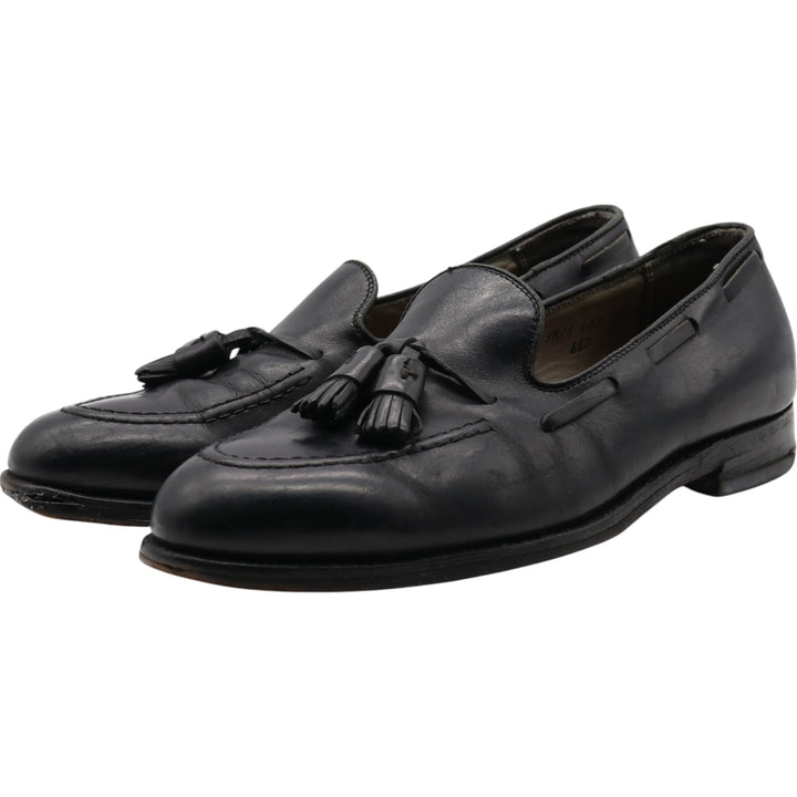 Tassel Loafers Made in Italy Men's 27.0cm genuine leather black type Vintage Second Hand