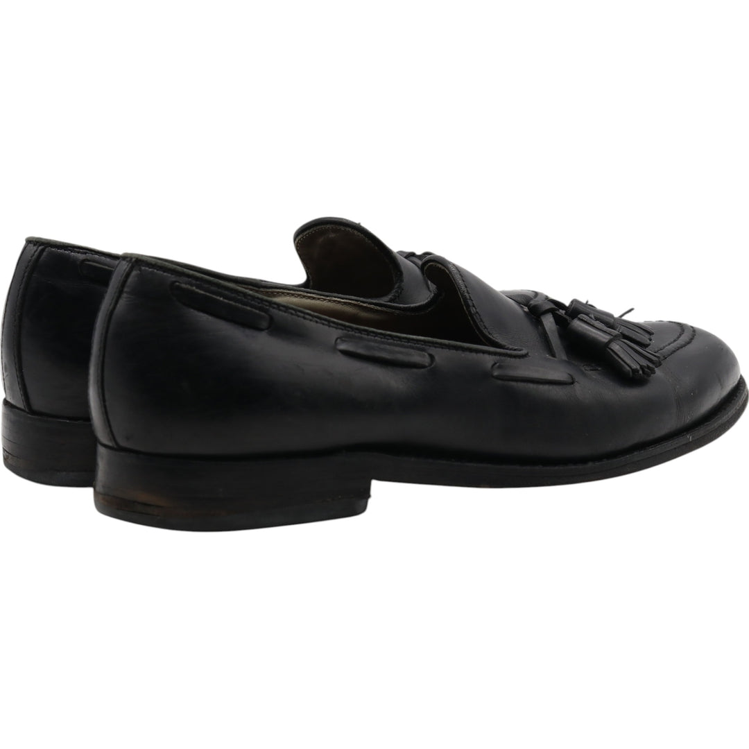 Tassel Loafers Made in Italy Men's 27.0cm genuine leather black type Vintage Second Hand