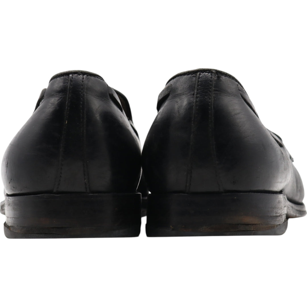 Tassel Loafers Made in Italy Men's 27.0cm genuine leather black type Vintage Second Hand