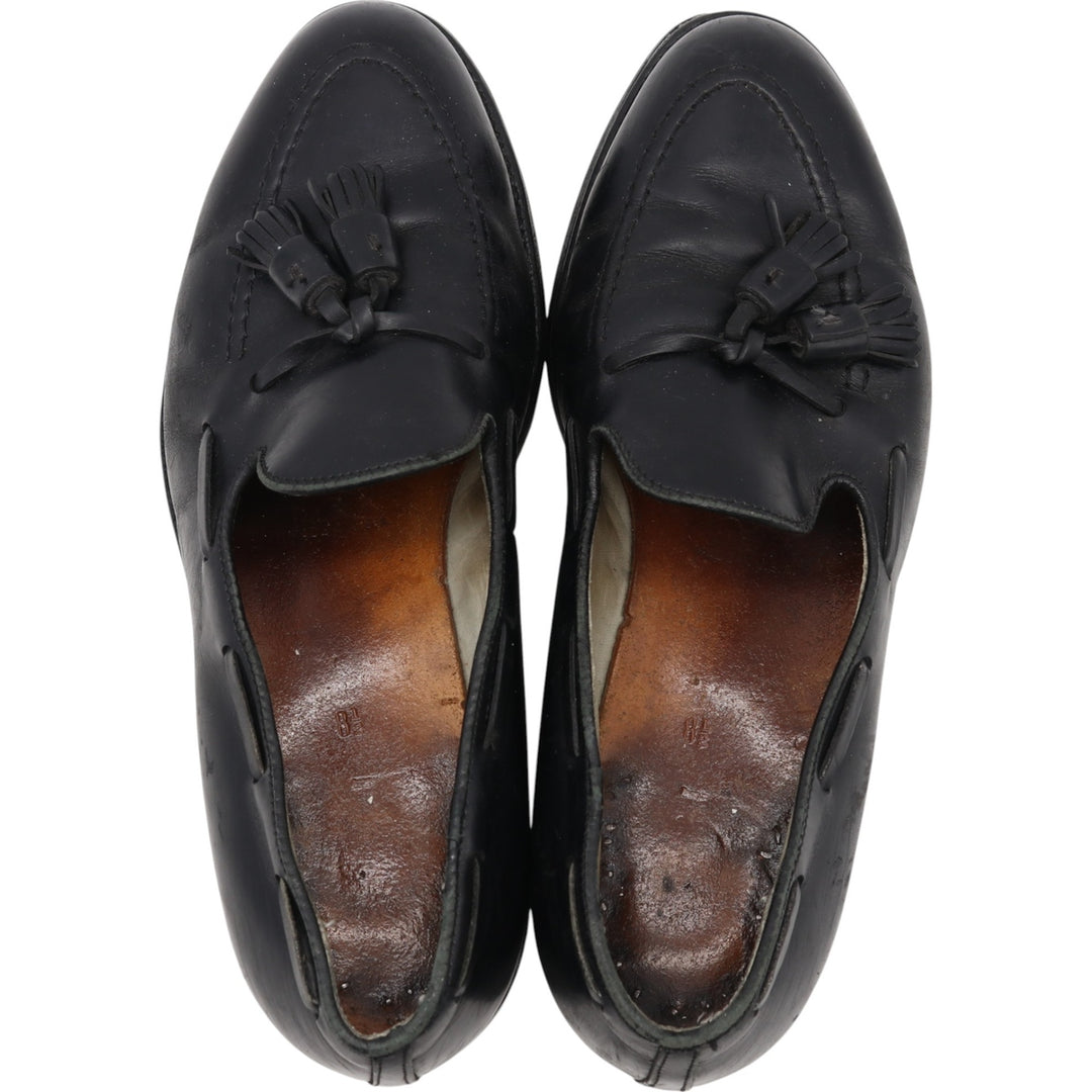 Tassel Loafers Made in Italy Men's 27.0cm genuine leather black type Vintage Second Hand