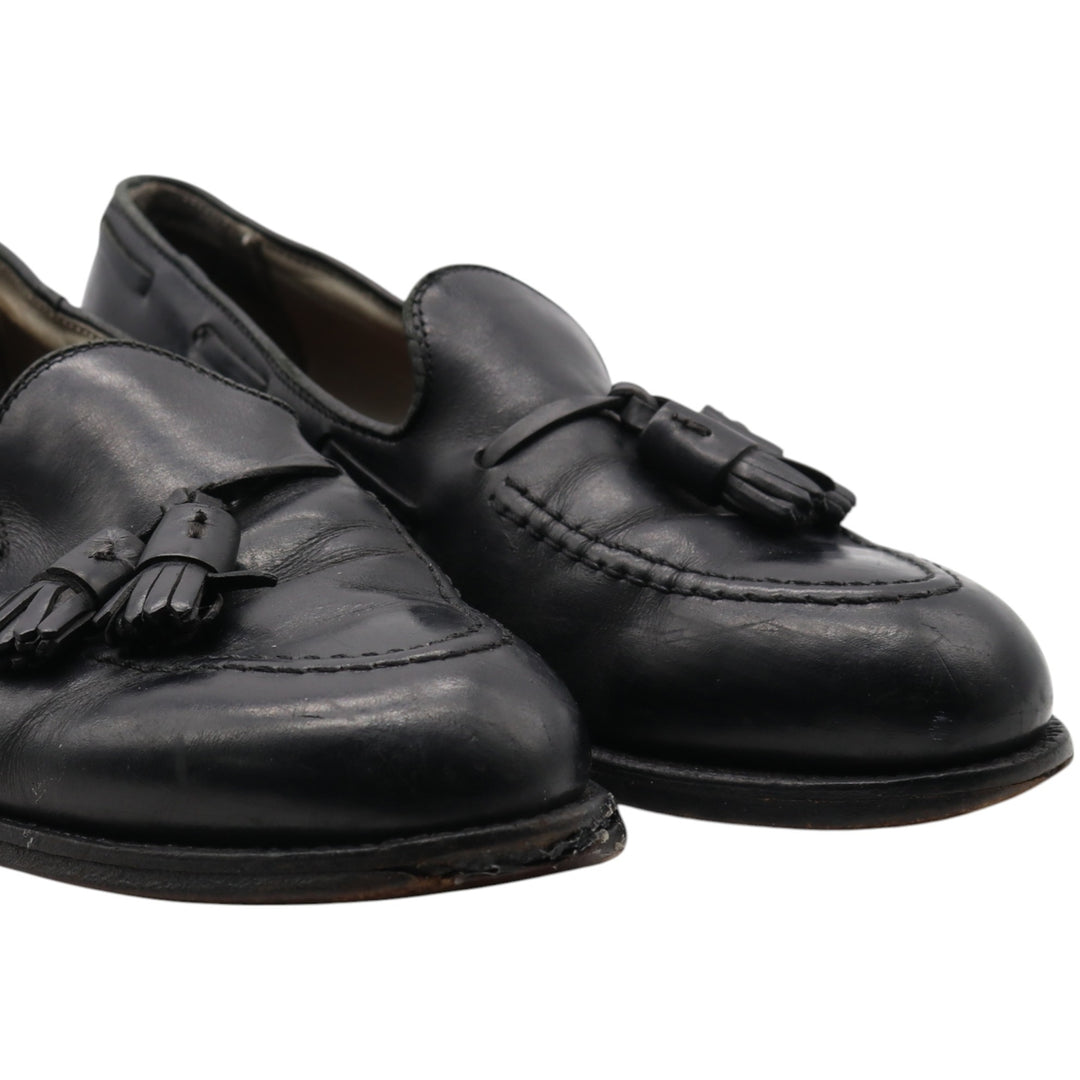 Tassel Loafers Made in Italy Men's 27.0cm genuine leather black type Vintage Second Hand