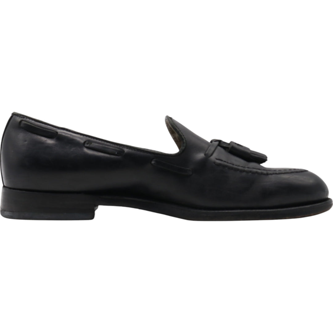 Tassel Loafers Made in Italy Men's 27.0cm genuine leather black type Vintage Second Hand