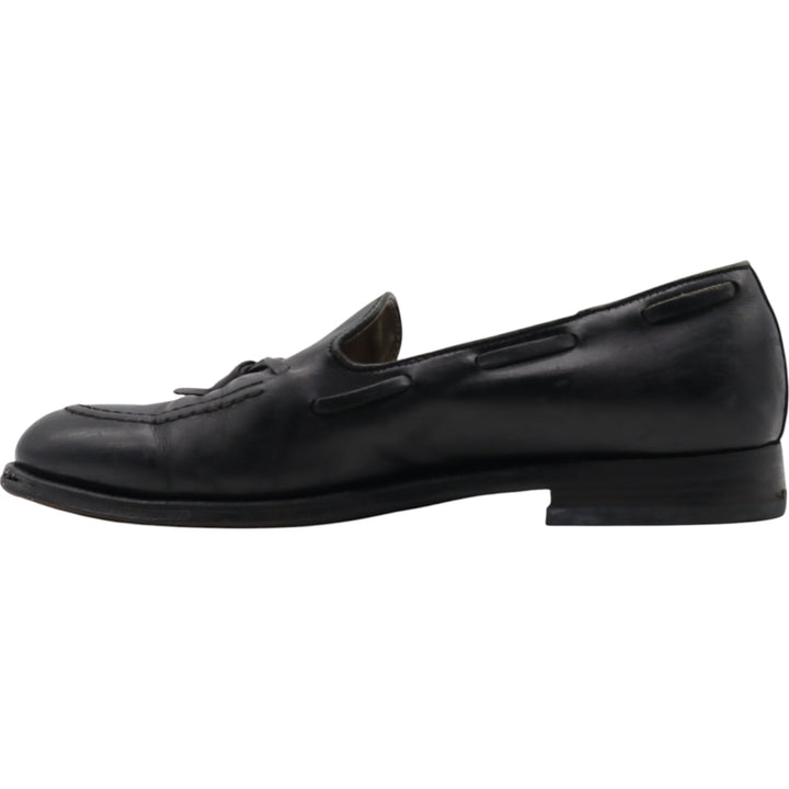 Tassel Loafers Made in Italy Men's 27.0cm genuine leather black type Vintage Second Hand