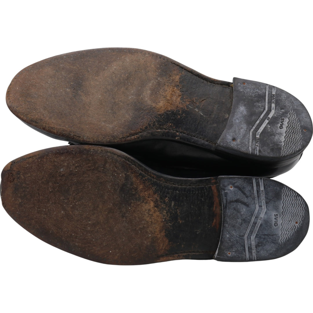 Tassel Loafers Made in Italy Men's 27.0cm genuine leather black type Vintage Second Hand