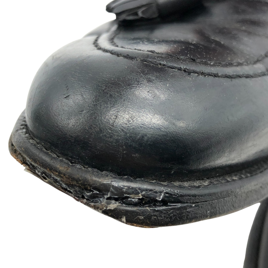 Tassel Loafers Made in Italy Men's 27.0cm genuine leather black type Vintage Second Hand