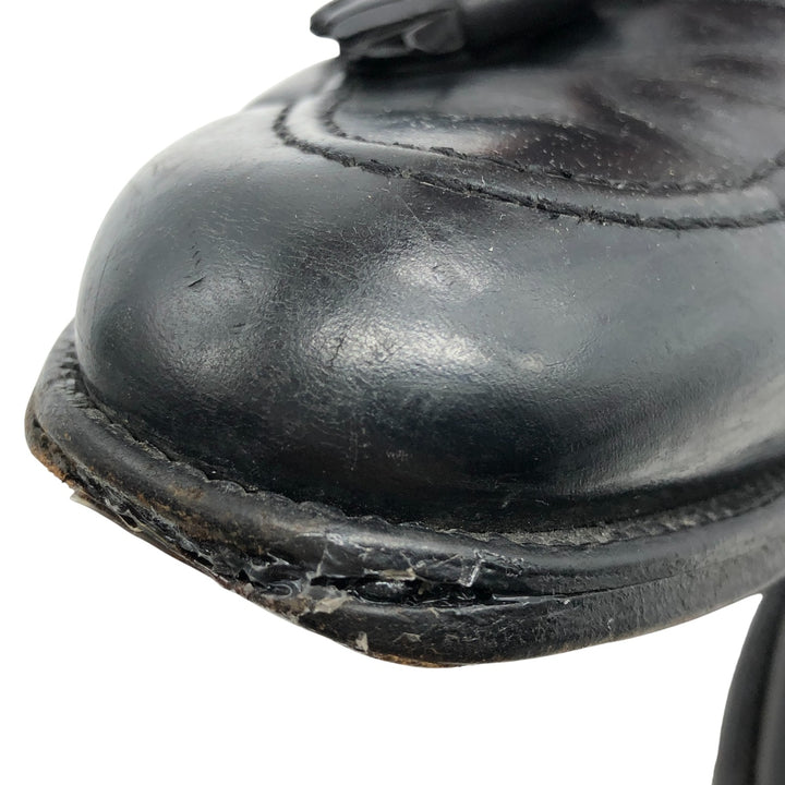 Tassel Loafers Made in Italy Men's 27.0cm genuine leather black type Vintage Second Hand