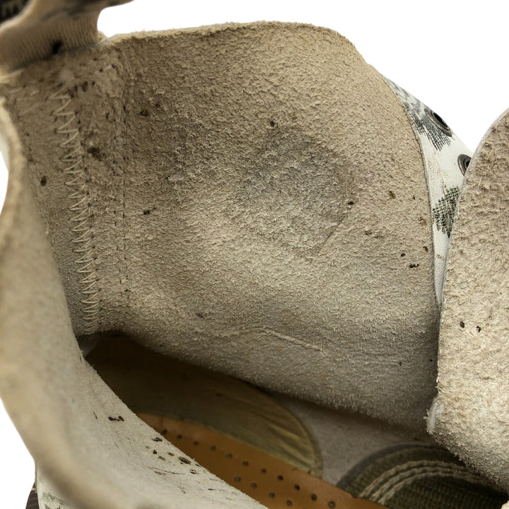 Dr. Martens floral print 8-hole boots Women's 24.0cm genuine leather white type Vintage Second Hand