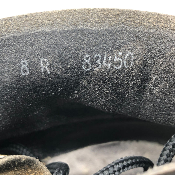 80s USNAVY Steel Toe Military Ankle Boots 8R Men's 10.2" equivalent Vintage /saa013405 Men's 26.0cm genuine leather black type Vintage Second Hand