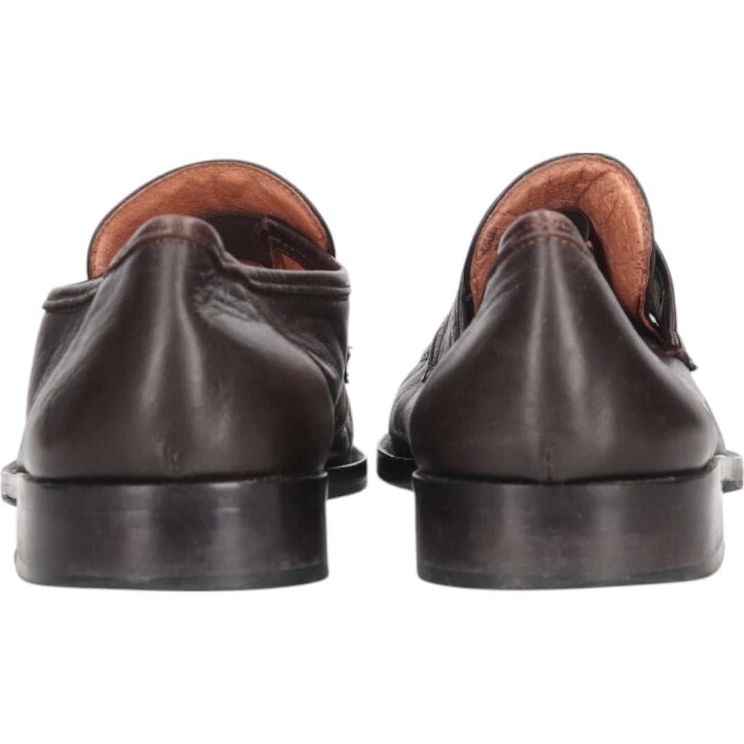 DI MARIO Penny Loafers, Made in Italy, Size 42 1/2 Men's 27.0cm genuine leather black type Vintage Second Hand
