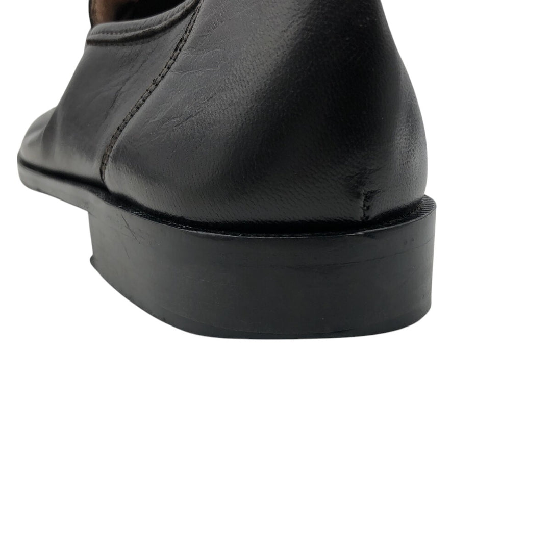 DI MARIO Penny Loafers, Made in Italy, Size 42 1/2 Men's 27.0cm genuine leather black type Vintage Second Hand