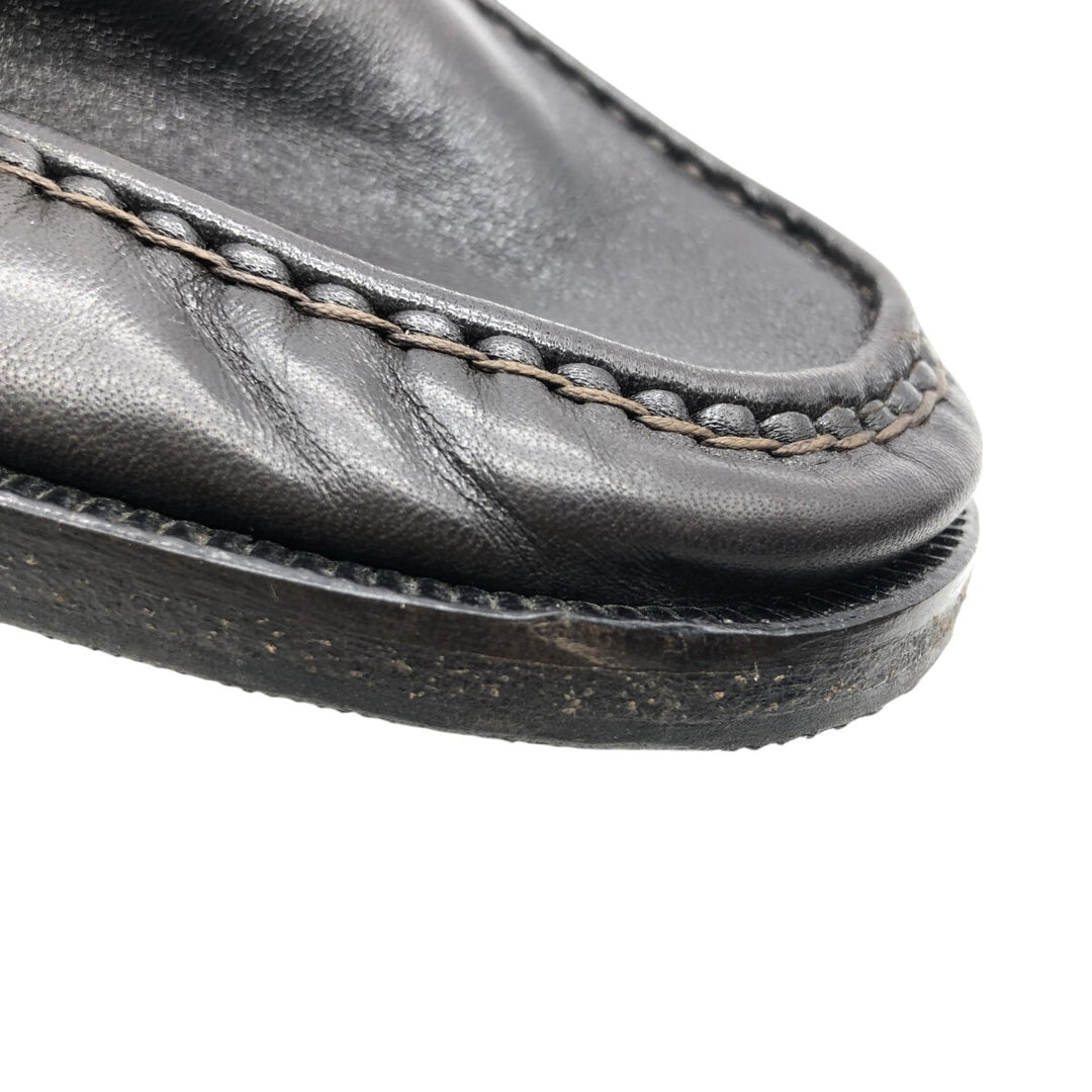 DI MARIO Penny Loafers, Made in Italy, Size 42 1/2 Men's 27.0cm genuine leather black type Vintage Second Hand
