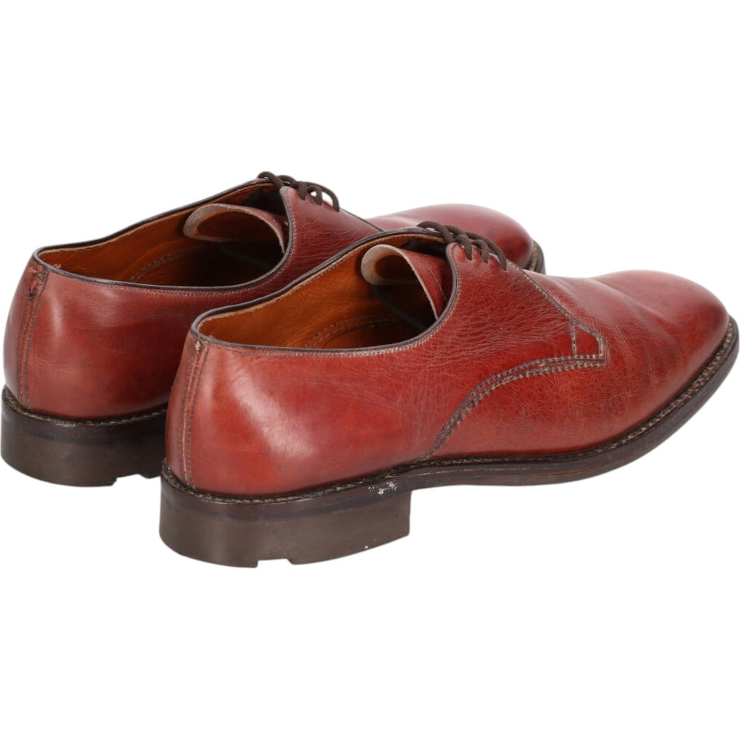 Loake Plain Toe Shoes Made in England 10 Men's 28.5cm genuine leather brown type Vintage Second Hand