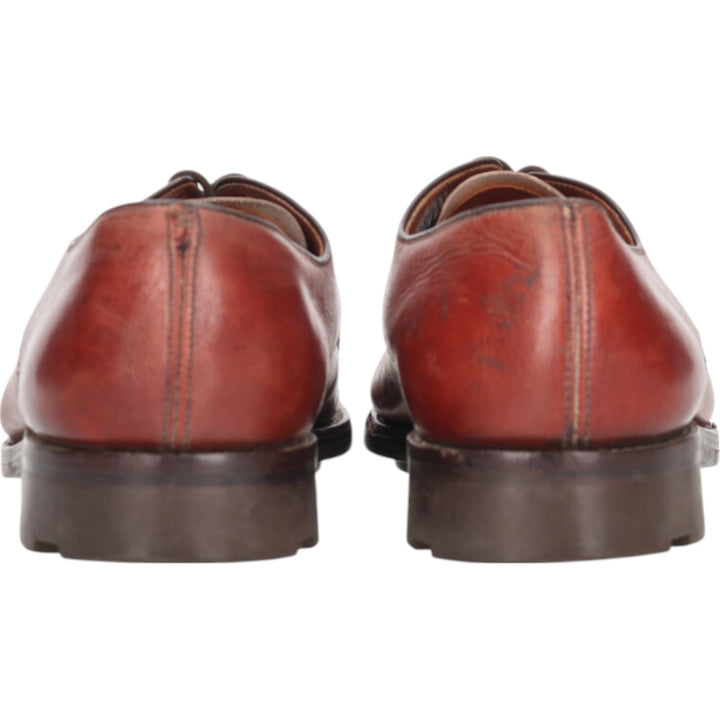 Loake Plain Toe Shoes Made in England 10 Men's 28.5cm genuine leather brown type Vintage Second Hand