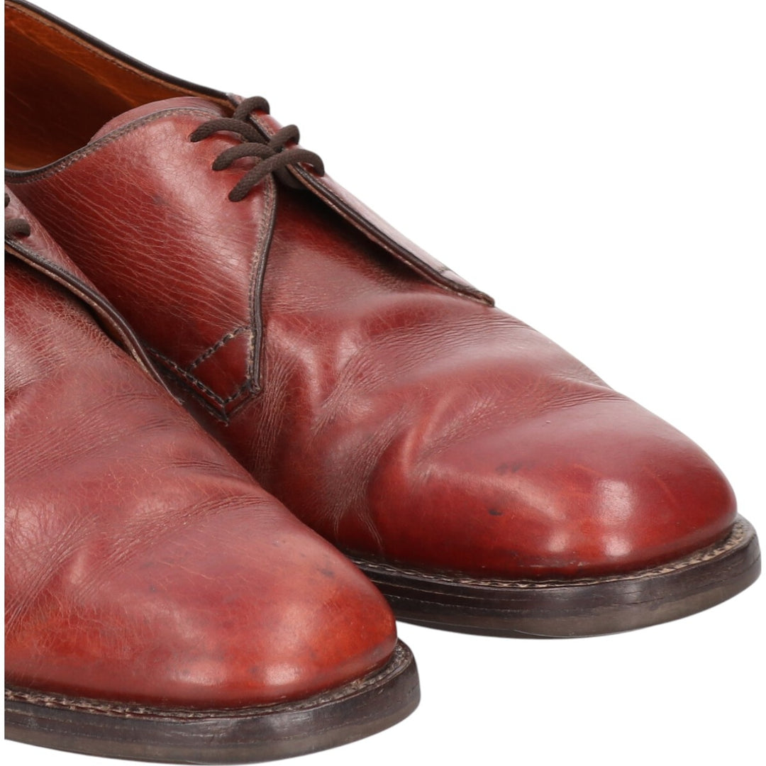 Loake Plain Toe Shoes Made in England 10 Men's 28.5cm genuine leather brown type Vintage Second Hand