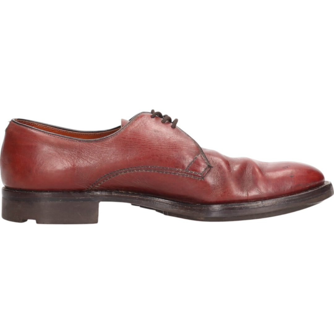 Loake Plain Toe Shoes Made in England 10 Men's 28.5cm genuine leather brown type Vintage Second Hand