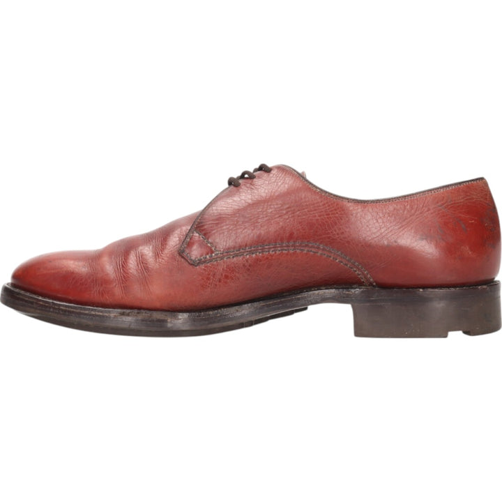 Loake Plain Toe Shoes Made in England 10 Men's 28.5cm genuine leather brown type Vintage Second Hand