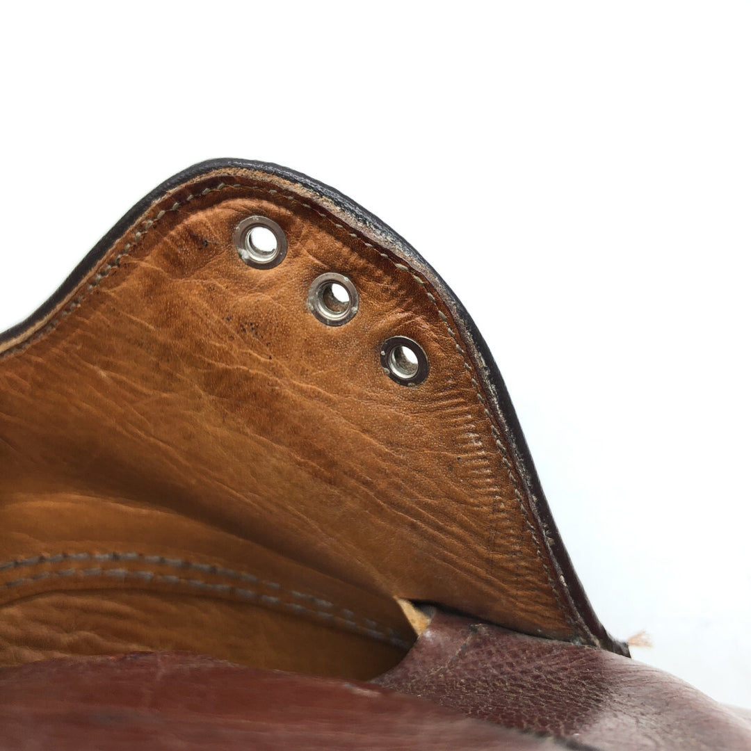 Loake Plain Toe Shoes Made in England 10 Men's 28.5cm genuine leather brown type Vintage Second Hand