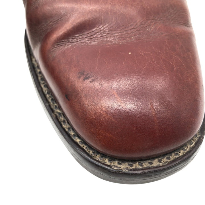 Loake Plain Toe Shoes Made in England 10 Men's 28.5cm genuine leather brown type Vintage Second Hand