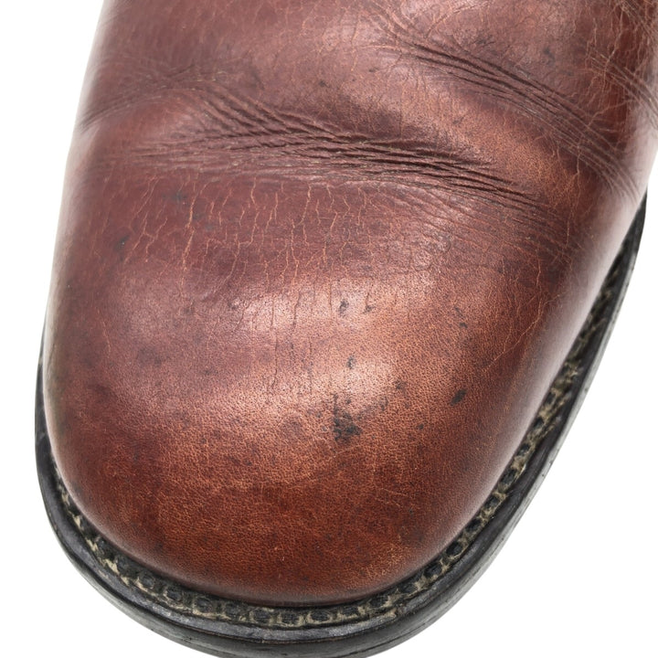 Loake Plain Toe Shoes Made in England 10 Men's 28.5cm genuine leather brown type Vintage Second Hand