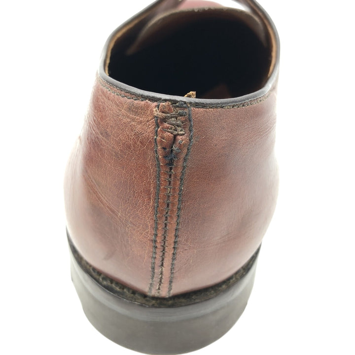 Loake Plain Toe Shoes Made in England 10 Men's 28.5cm genuine leather brown type Vintage Second Hand