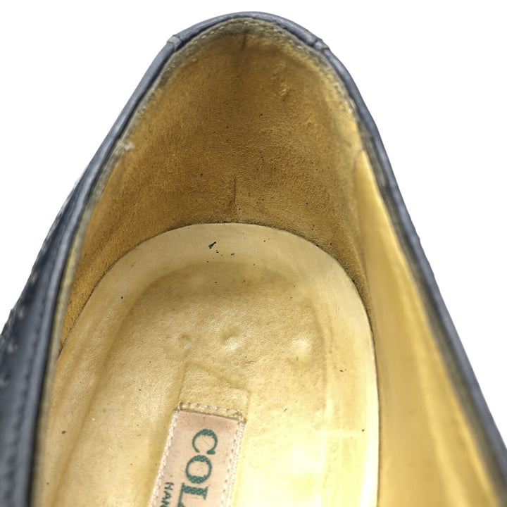 COLEHAAN Woven Wingtip Shoes Made in Italy 10D Men's 28.0cm genuine leather black type Vintage Second Hand