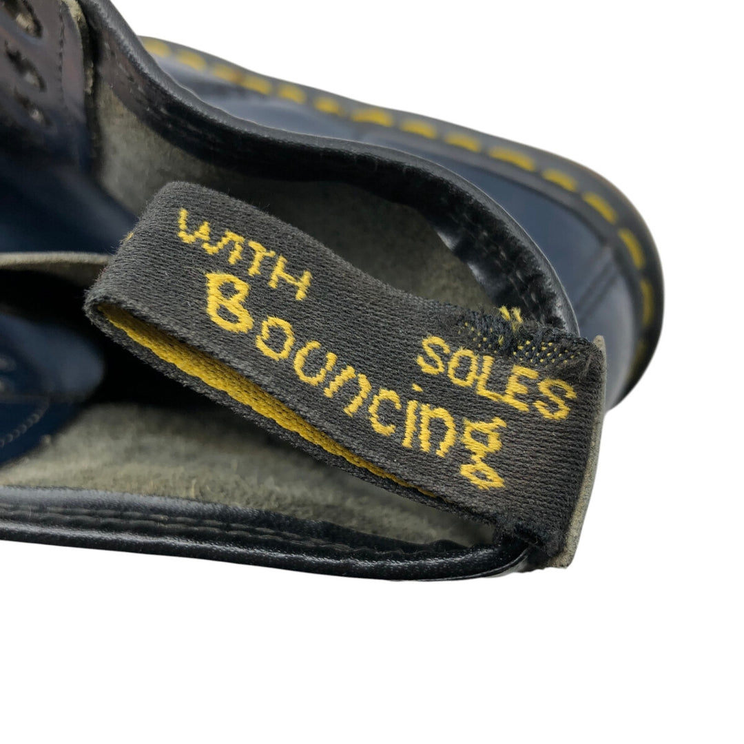 Dr. Martens 8-hole boots made in the UK 6 Women's 25.0cm genuine leather navy blue type Vintage Second Hand