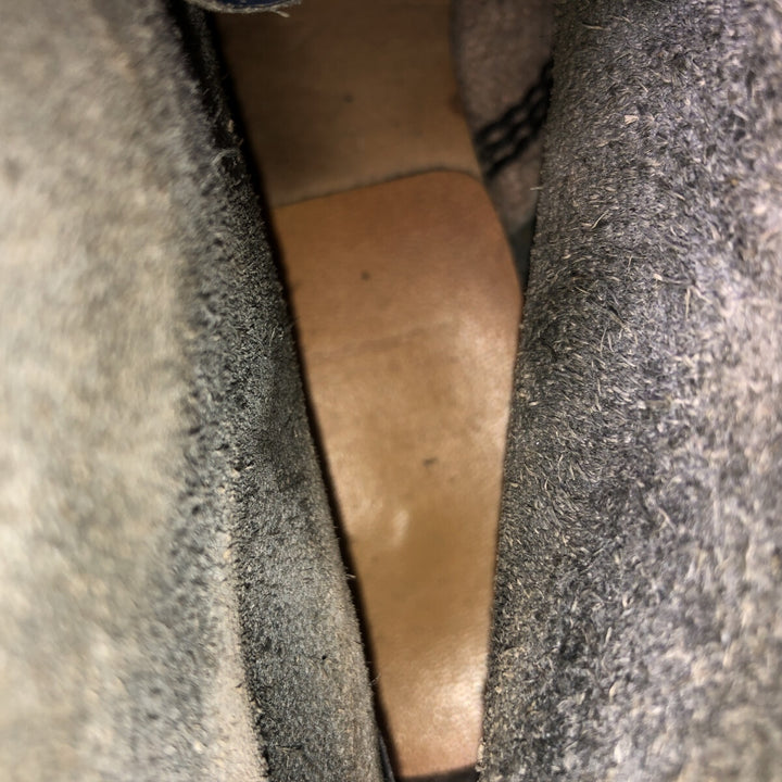 Dr. Martens 8-hole boots made in the UK 6 Women's 25.0cm genuine leather navy blue type Vintage Second Hand