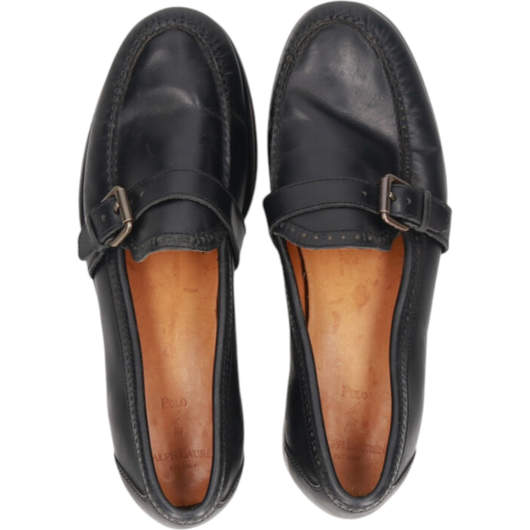 Ralph Lauren POLO RALPH LAUREN strap shoes 10D Men's 28.0cm genuine leather black type Vintage Second Hand
